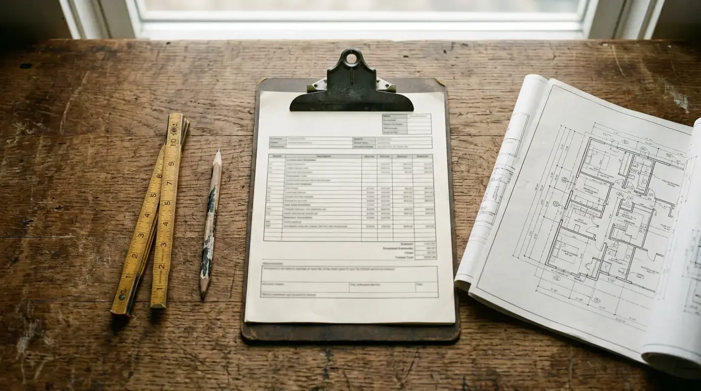 What should a contractor estimate include